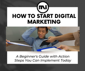 Beginner's guide to digital marketing infographic